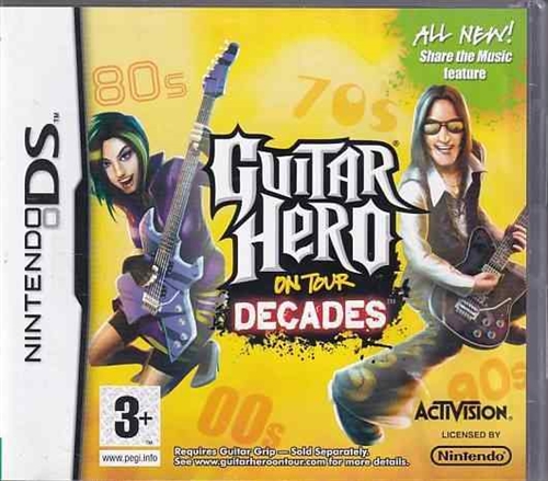 Guitar Hero on Tour Decades - Nintendo DS (A Grade) (Genbrug)